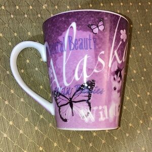 EUC Alaska Mug by Arctic Circle Purple &  White